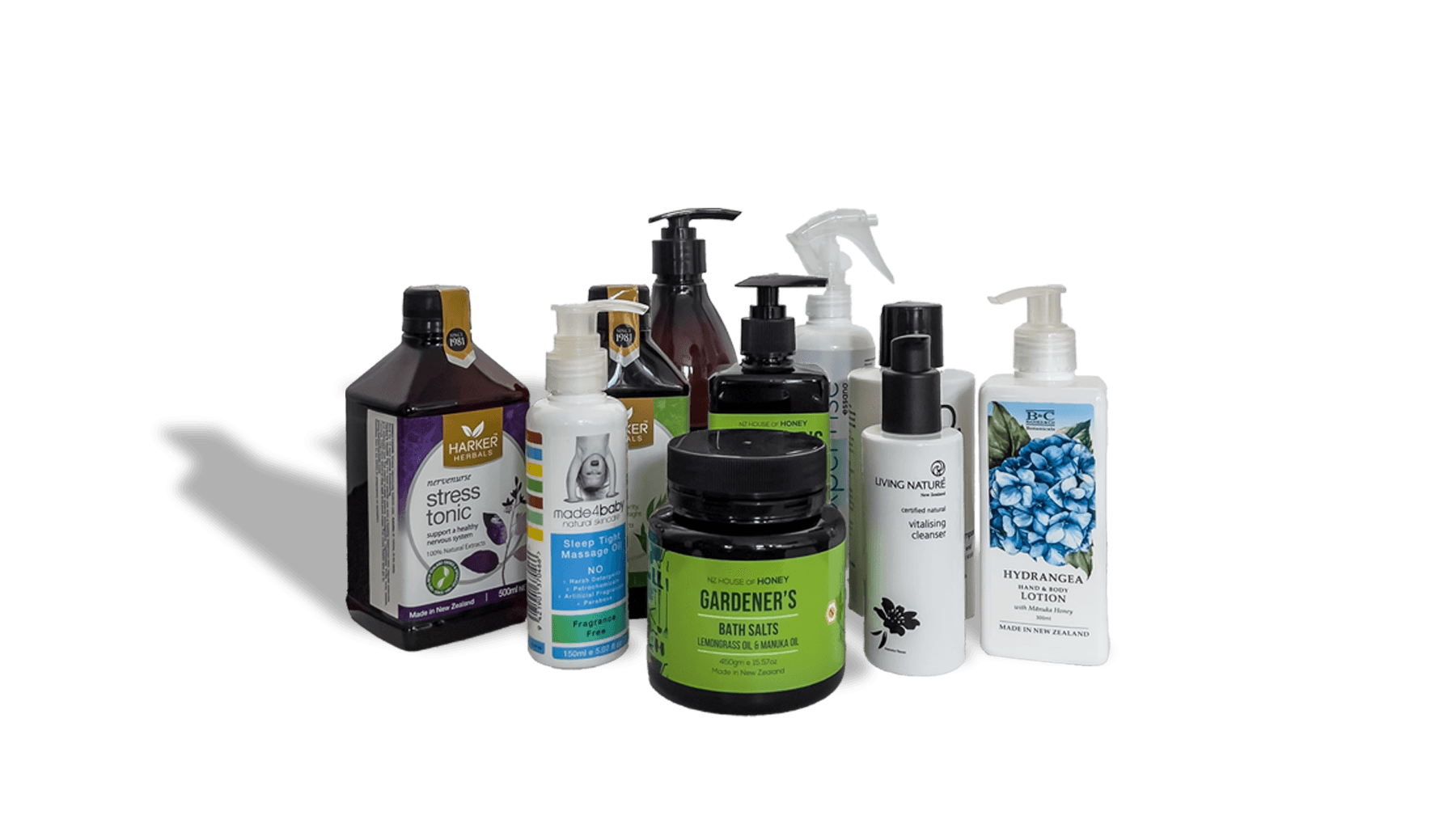 Cosmetics & Healthcare bottles